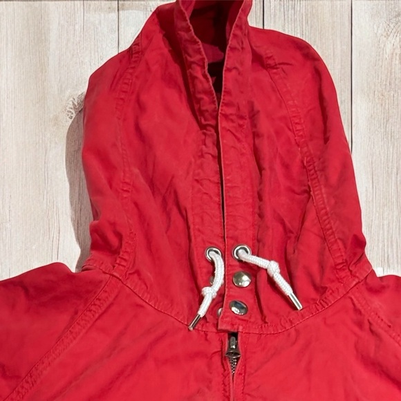 🔥$168🔥Polo Ralph Lauren Men’s Red Hooded Full Zip Cotton Poplin Jacket Size XL - Picture 8 of 16